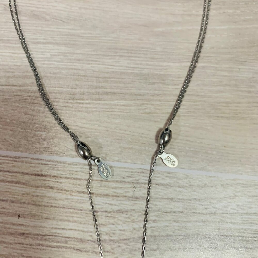 Alex And Ani Silver Tone Cross Pendant And Adjustable Chain EUC With Box - Picture 3 of 8